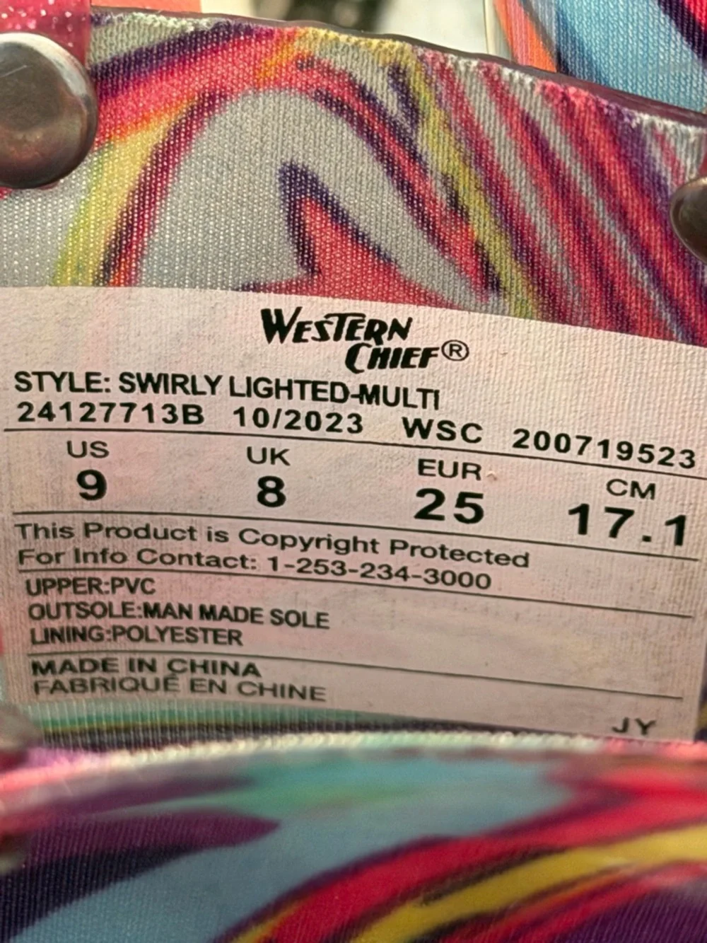 Western Chief Kids Lighted Rain Boots